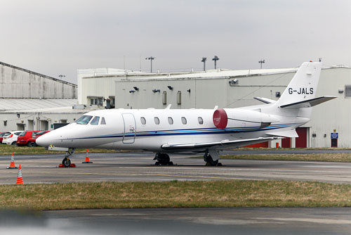 Cessna Citation CJ1 aircraft round sticker