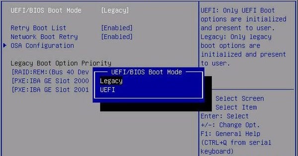 Difference between UEFI and Legacy Mode in BIOS - Next Siooon (NS)