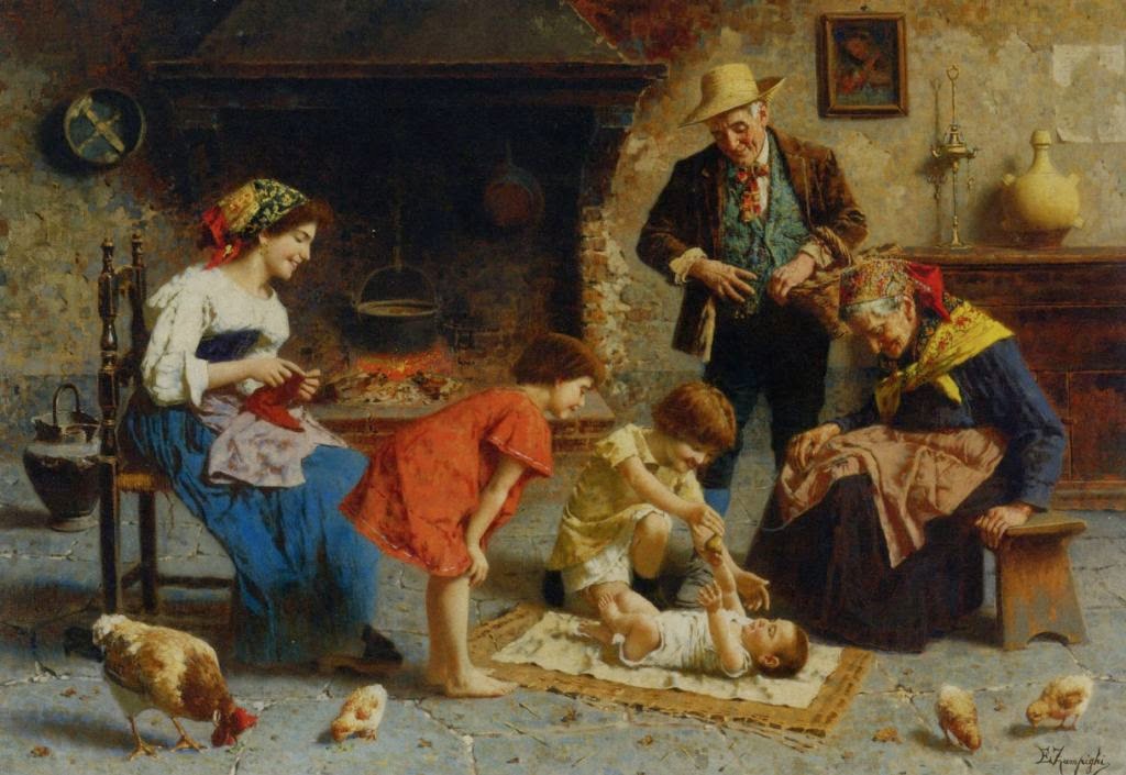 Divagar entre PINTURAS e outras ARTES O pintor Eugenio Zampighi