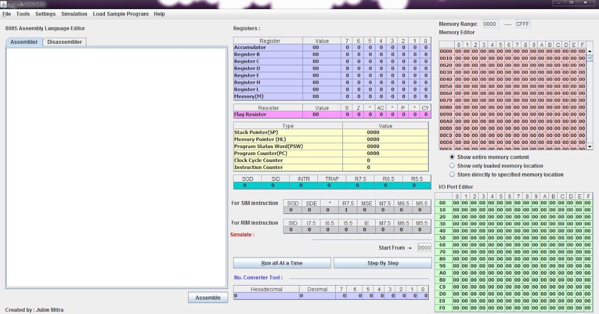 ProjectsNotes: 8085 Simulator Download ProjectsNotes: 8085 Simulator Download