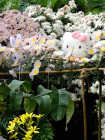 Allan Gardens Conservatory 2015 Chrysanthemum Show Hello Kitty and friend fishing by garden muses-not another Toronto gardening blog