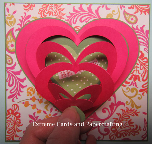 Pull Tab Valentine Pop Up Card