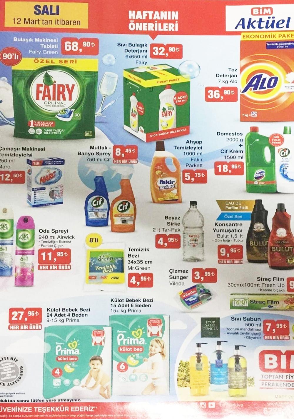 Bim 8 Mart 2019 Aktüel Fırsat Ürünleri Bahar Kampanyası Nefis Tarifler