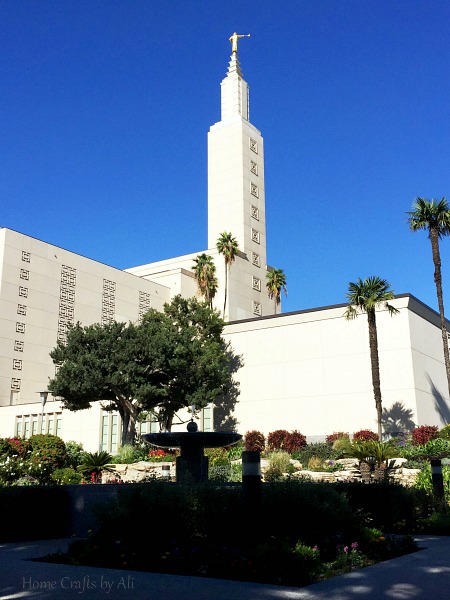 Los Angeles LDS Temple - grounds and temple