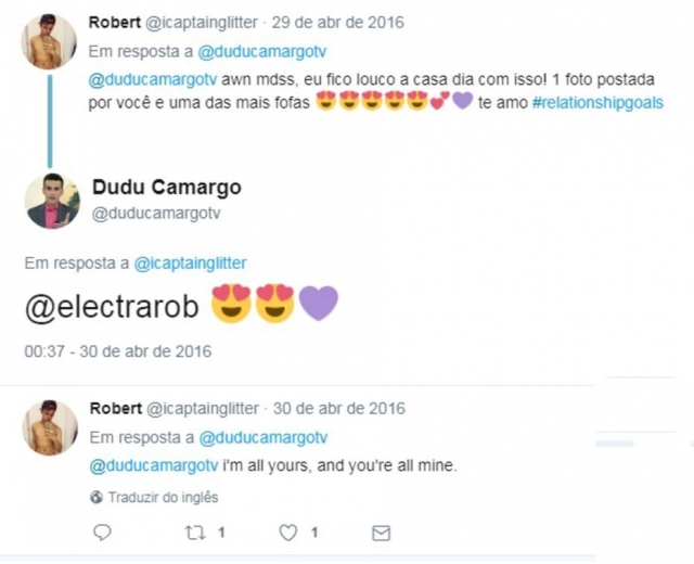 Dudu Camargo deleta perfil no Twitter após mensagens antigas para ex que o acusou de agressão Dudu Camargo deleta perfil no Twitter após mensagens antigas para ex que o acusou de agressão
