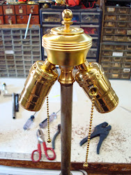 lamp floor cluster socket pull sockets bulbs chain busted parts repair test