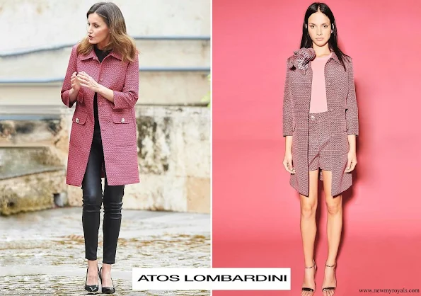 Queen Letizia wore Atos Lombardini Coat