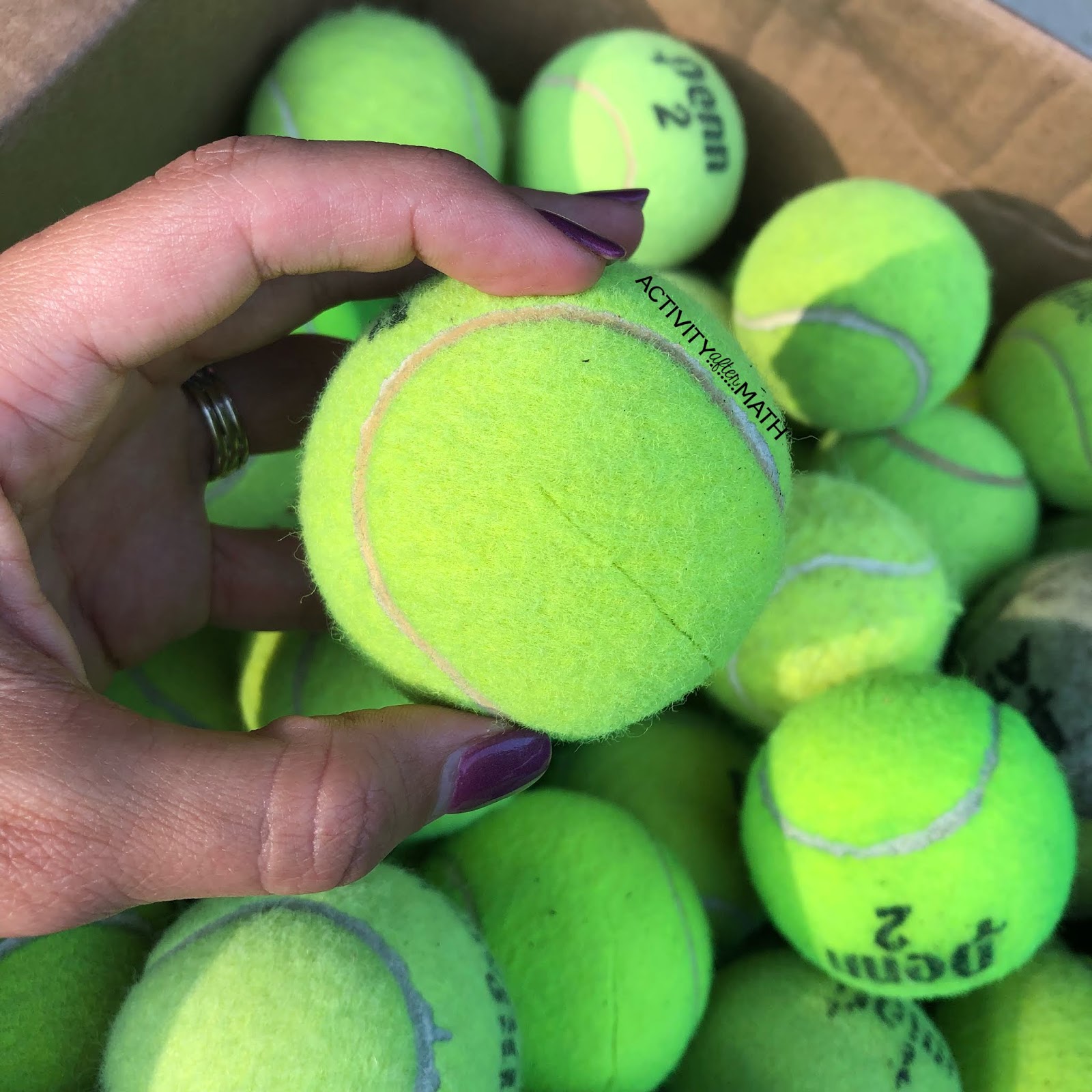 Activity After Math with Hayley Cain How To Put Tennis Balls on your Classroom Chairs