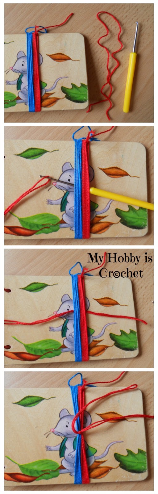 My Hobby Is Crochet: How to make a tassel - A step by step tutorial