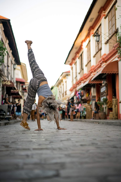cartwheels in calle crisologo celine murillo