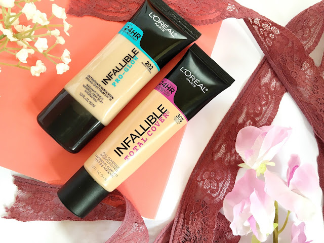 L'Oreal Pro-Glow Foundation and Total Cover Foundation Combination