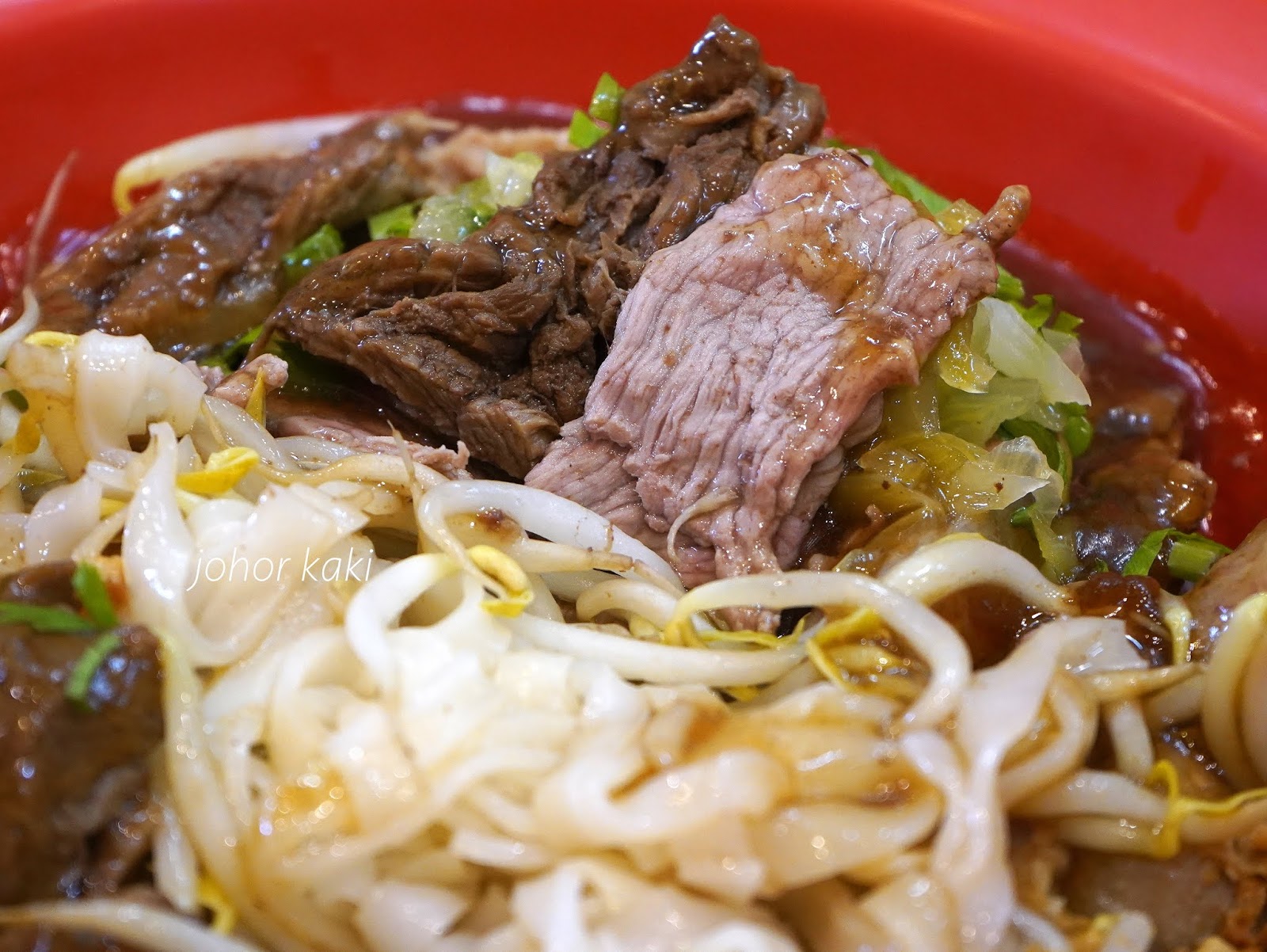 Authentic Hock Lam Street Popular Beef Kway Teow Noodles Menu & Review North Canal Road