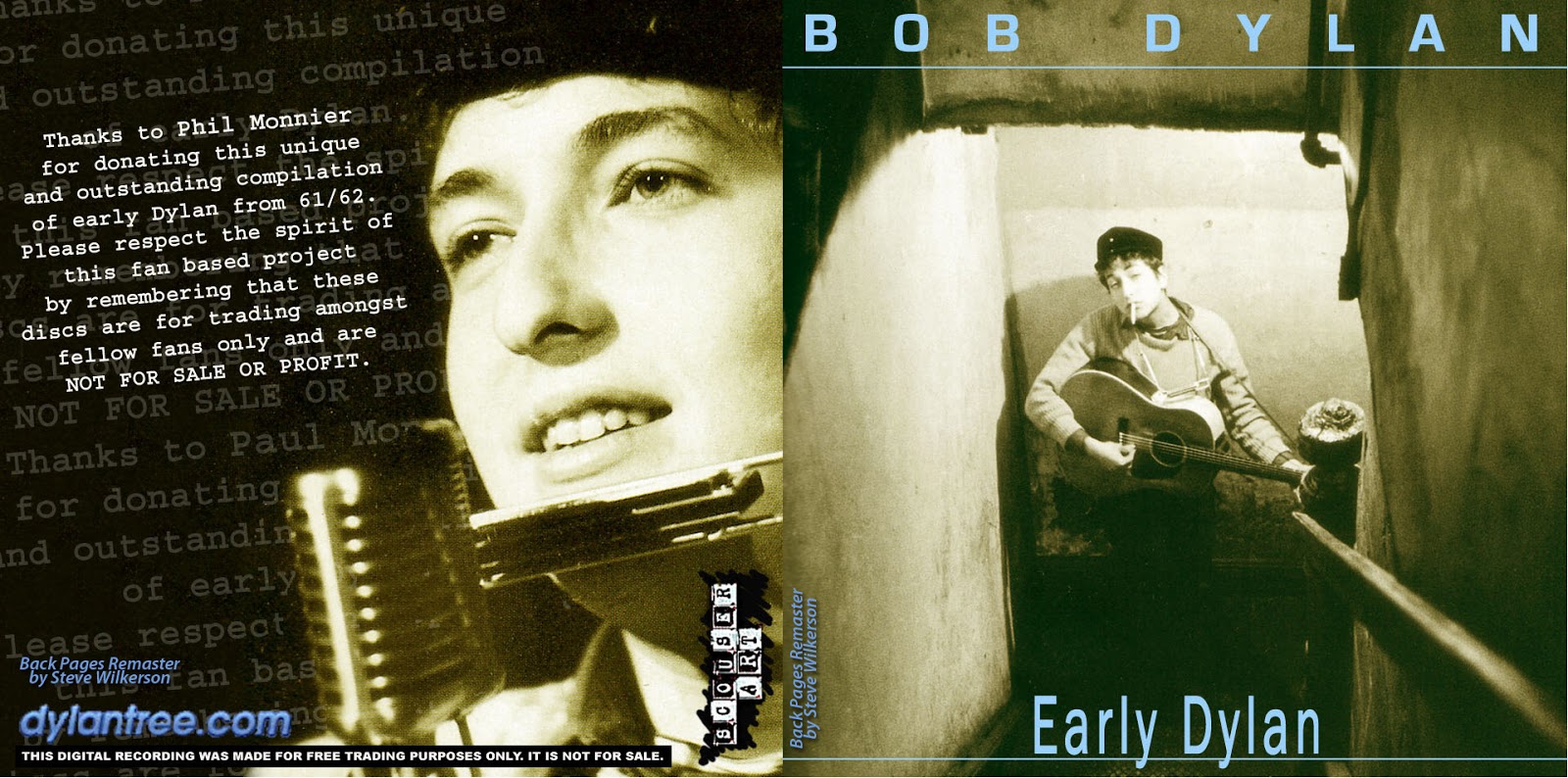 100 greatest bootlegs: #90 BOB DYLAN - Early Dylan (1961) (Flac)