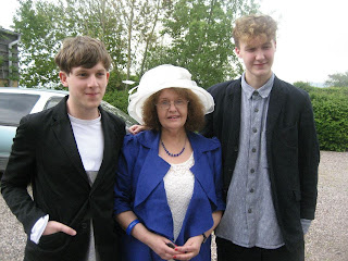 Jake, Mum and my brother Stefan.
