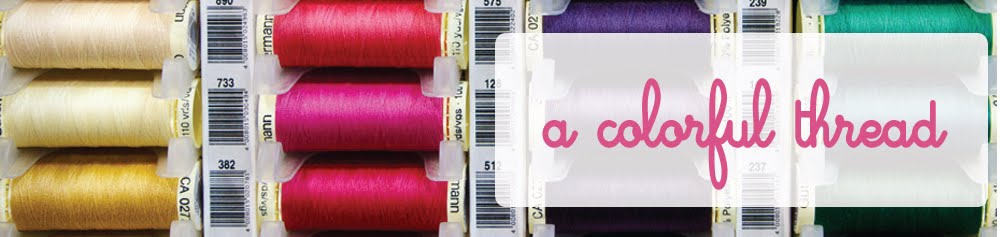 a colorful thread