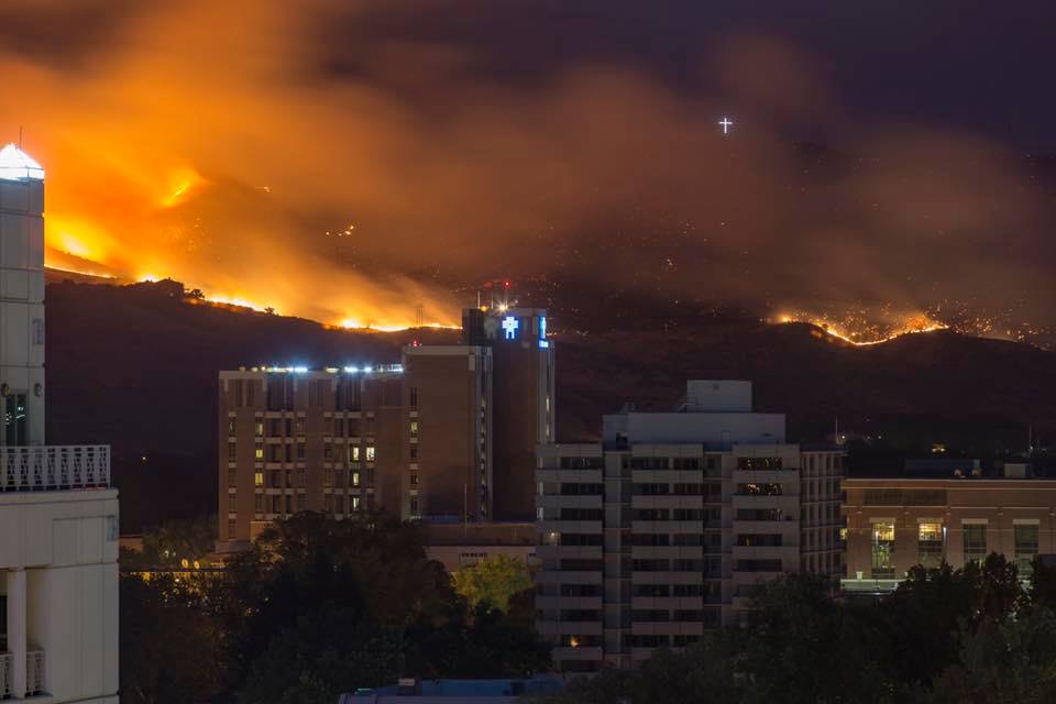 city of tries table rock fire