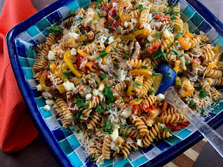 Chickpea Pasta Primavera