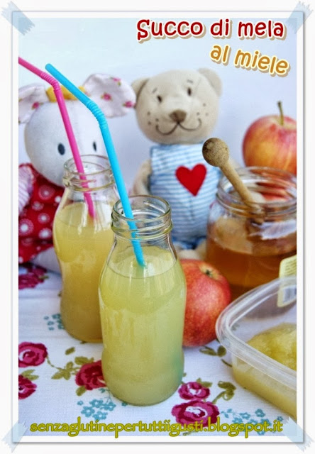 succo di mele al miele fatto in casa: sano e senza glutine!