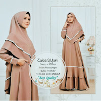 Jual Baju Busana Muslim Dress Zalea Syari Jual Baju Busana Muslim Dress Zalea Syari