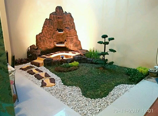 taman kecil dengan dekorasi tebing taman kecil dengan dekorasi tebing