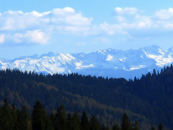 Tatry z Polany Przysłop Tatry z Polany Przysłop