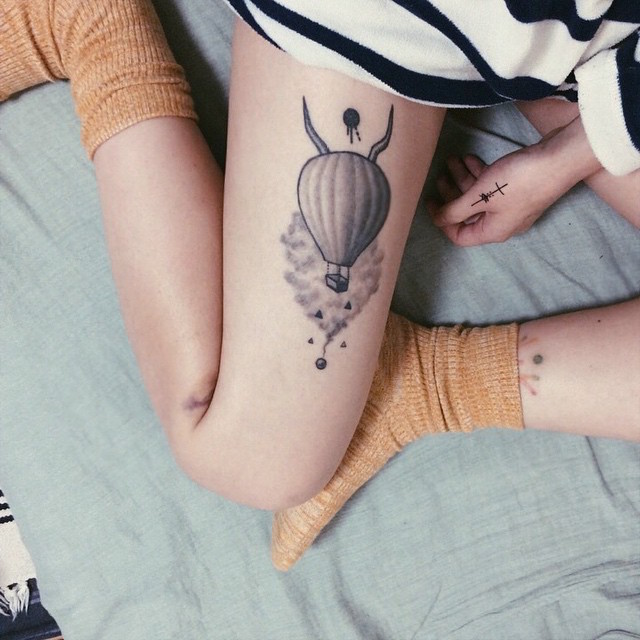 Tatuagens femininas para as pernas