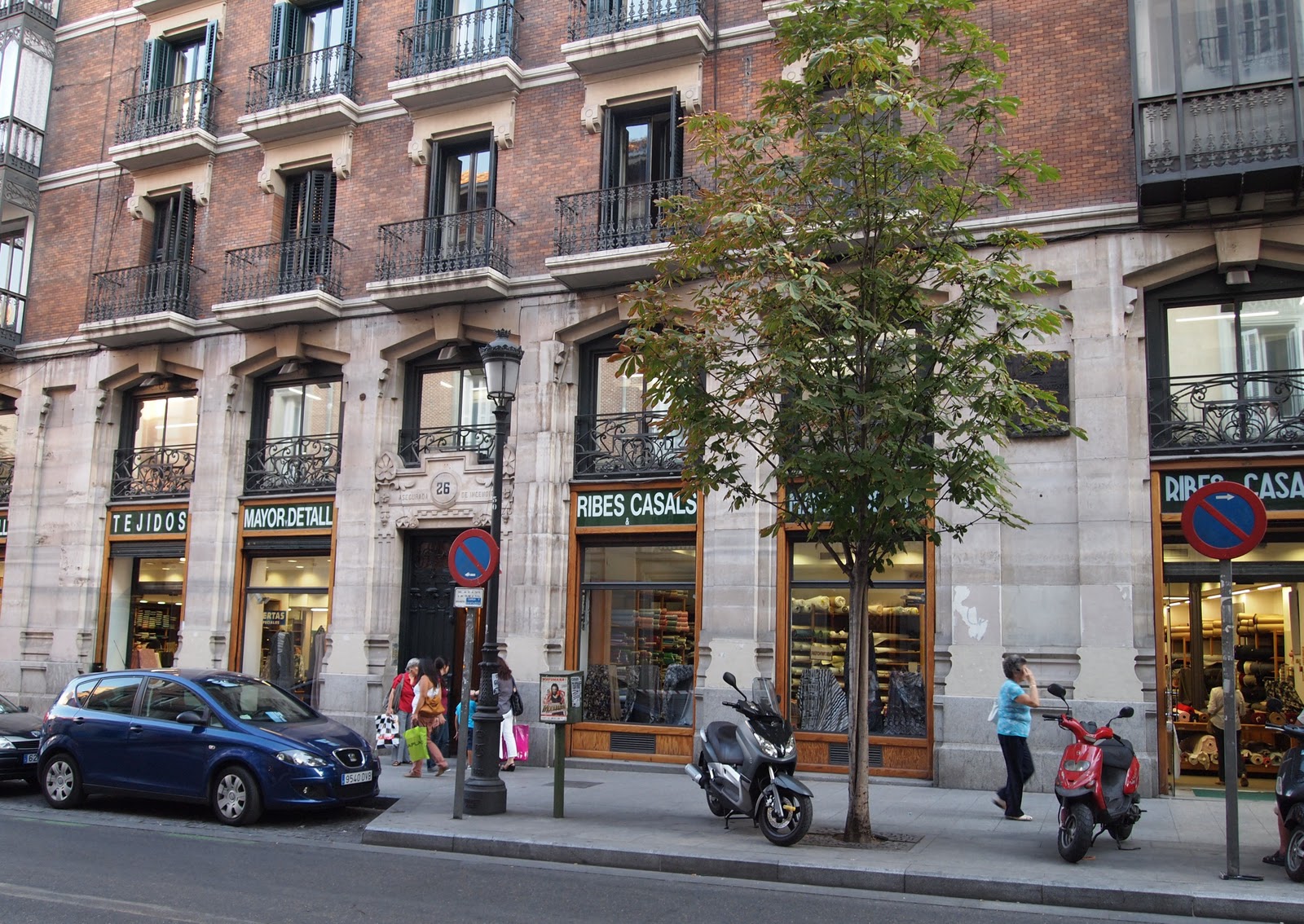 Home Made Couture Fabric shopping in Madrid Part 2 and a giveaway