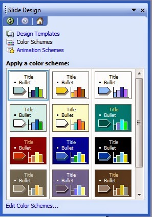 Format Menu MS PowerPoint