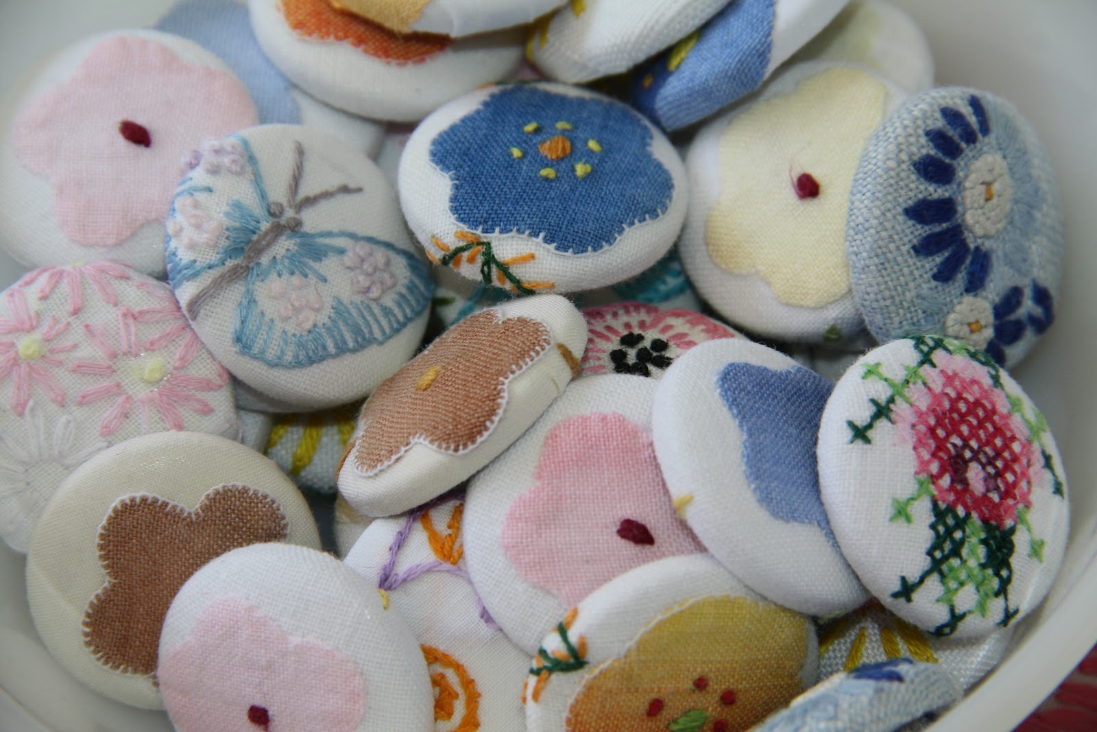 Isa Creative Musings Vintage Linen Buttons...more