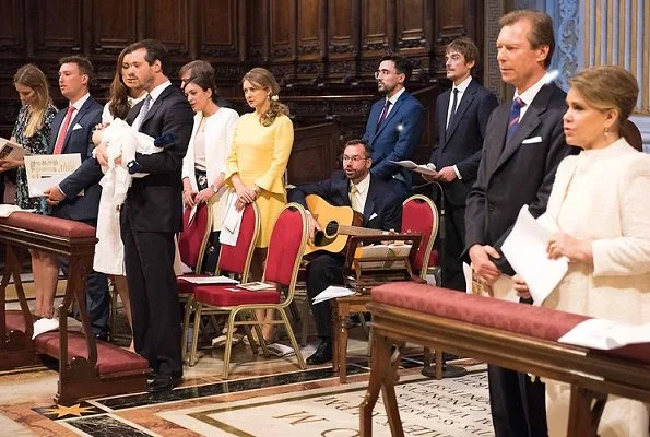 Duchess Maria Teresa, Prince Felix and Princess Claire, Prince Guillaume, Princess Stephanie, Princess Amalia, Prince Louis, Princess Alexandra, Prince Sebastien, Prince Nikolaus