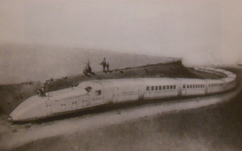 Pergelator 19th Century American Bullet Train