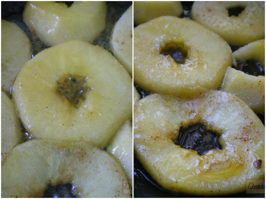 Manzana caramelizada