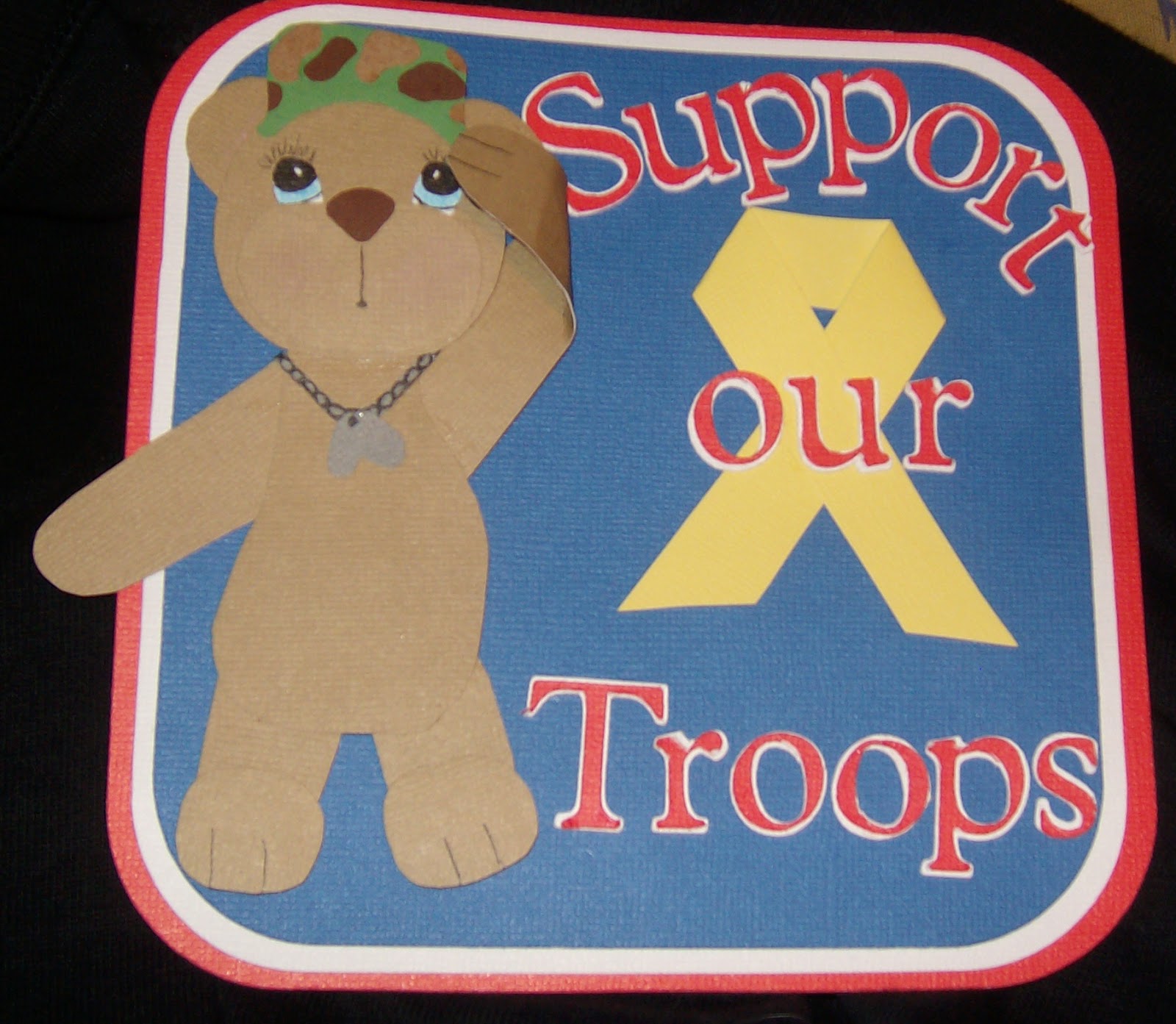 Faith by Heavenly Designs Support our Troops Card!