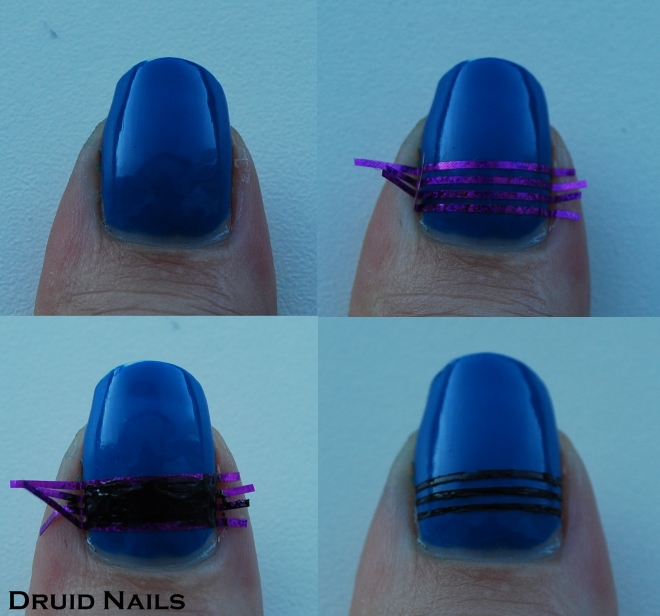 Druid Nails: Blue Daleks