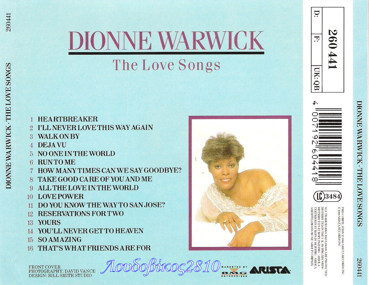 DIONNE WARWICK - The Love Songs. 