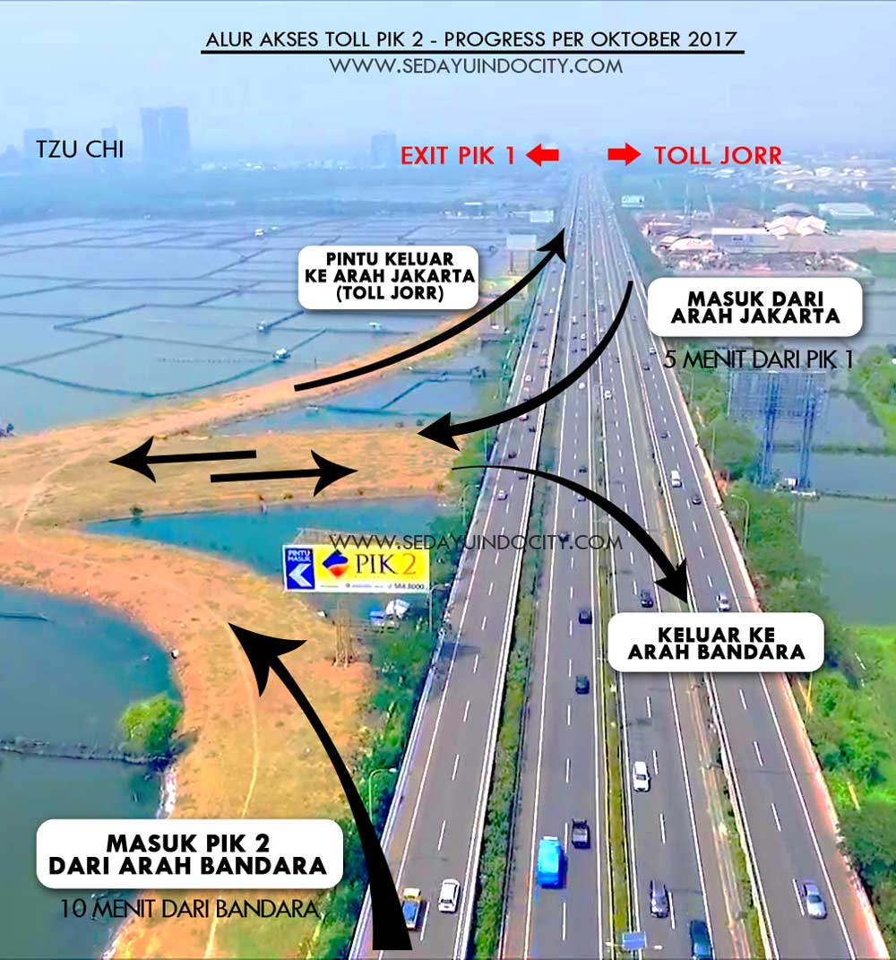 alur akses toll apartemen pik 2 tokyo riverside alur akses toll apartemen pik 2 tokyo riverside