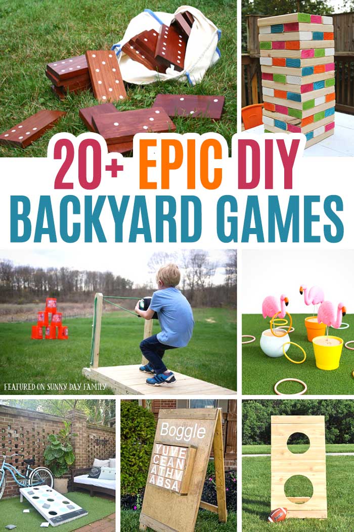 15 DIY Backyard Games for Kids