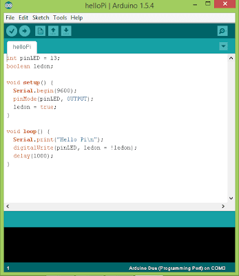 Hello Raspberry Pi: Prepare Arduino to send data to Raspberry Pi via USB
