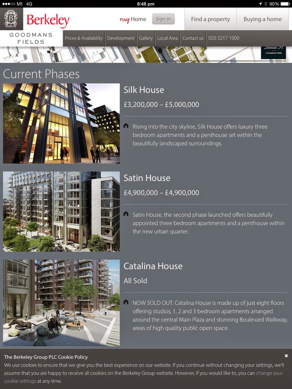 London Property for Overseas Investors Goodman Fields, Berkeley Homes