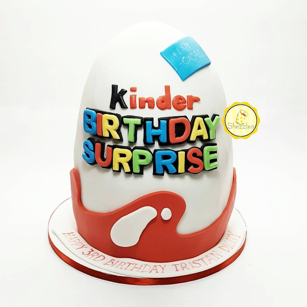 SHEZZLES Cakes and Pastries Kinder Joy Cake