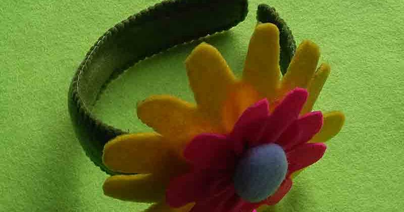 Cara Mudah Membuat Bando Cantik dari Kain Flanel Kreasi