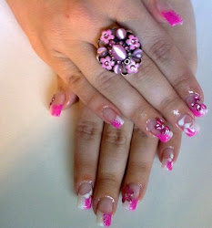 nail nails zebra acrylic