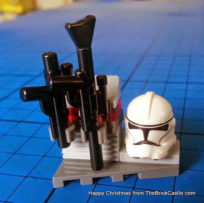 LEGO Star Wars Advent Calendar December 5th Stormtrooper hat stand and gun rack