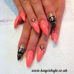 nails january nail shapes early geometrical triangle tell following into kaycie kyle