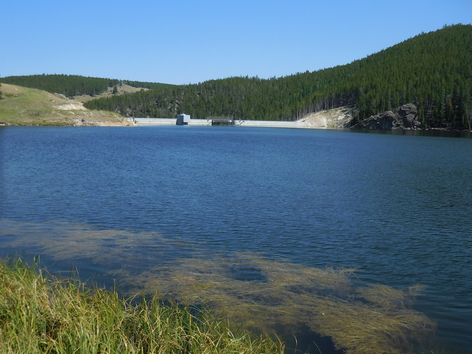 Living Our Dream Tie Hack Dam and Reservoir