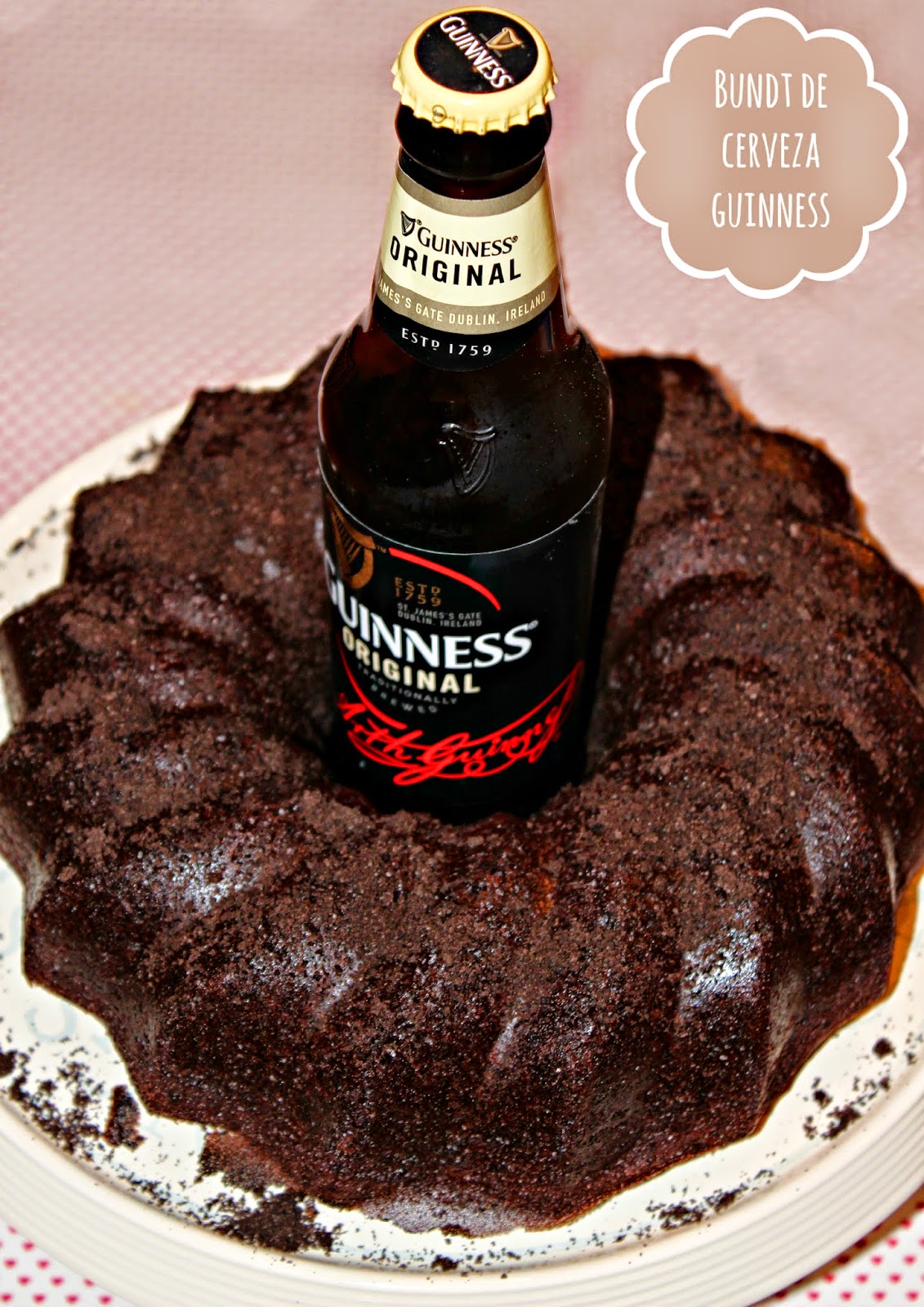 BUNDT DE CERVEZA GUINNESS BUNDT DE CERVEZA GUINNESS