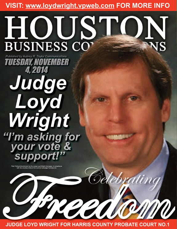 Houston Business Connections Newspaper©: ELECTION UPDATE: Probate Judge