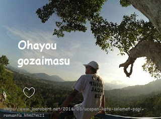 selamat pagi bahasa jepang ohayou