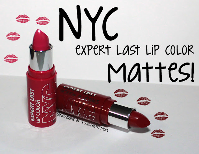 NYC Expert Last Lip Color Matte lipsticks