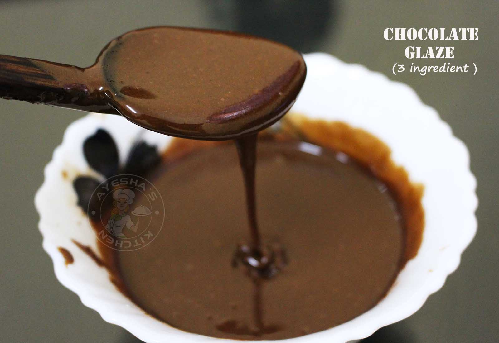 EASY 3 INGREDIENT RECIPES SIMPLE CHOCOLATE GLAZE